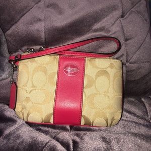 AUTHENTIC COACH wallet/wristlet/ change purse/bag